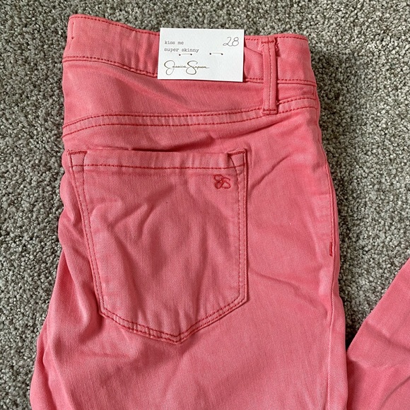 NWT Jessica Simpson Kiss Me Super Skinny Jeans, Size 28 - Picture 5 of 9